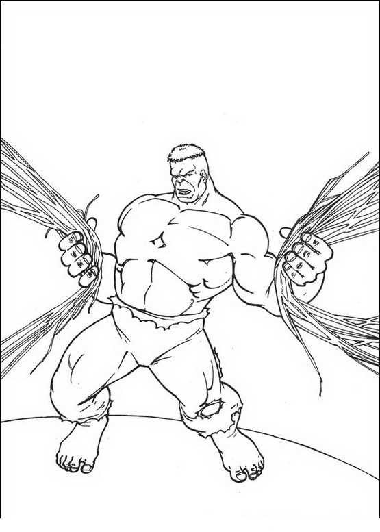 Imagenes para Pintar Hulk 34