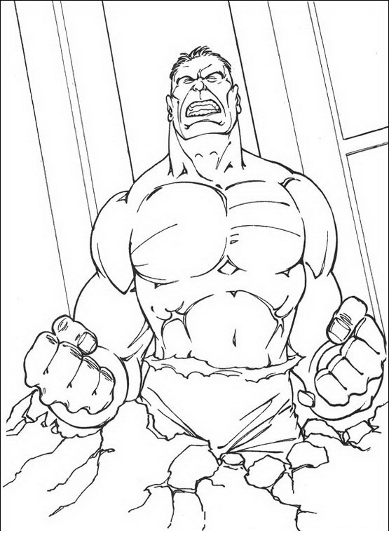 coloring sheet hulk 36