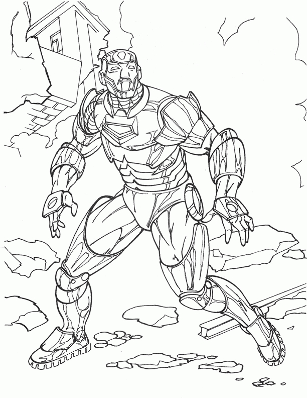 700 Coloring Pages Iron Man Best