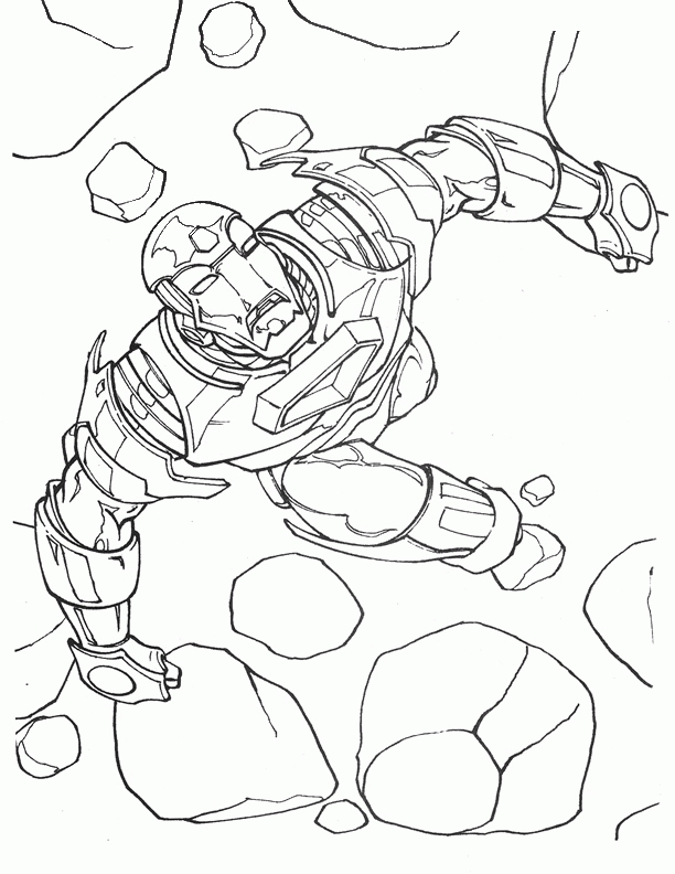 iron man 3 coloring page