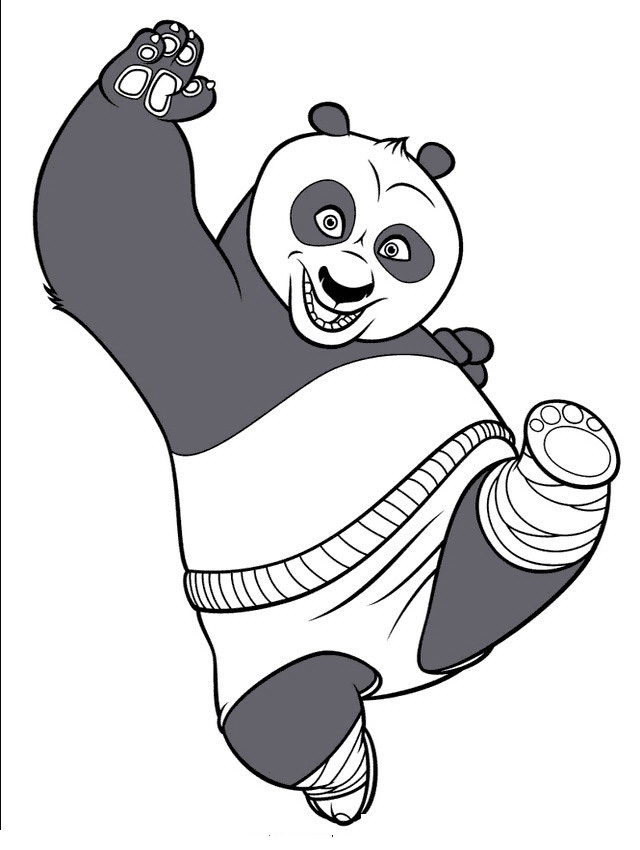 Kung Fu Panda Fargelegge for barn 43 Kung Fu Panda 43