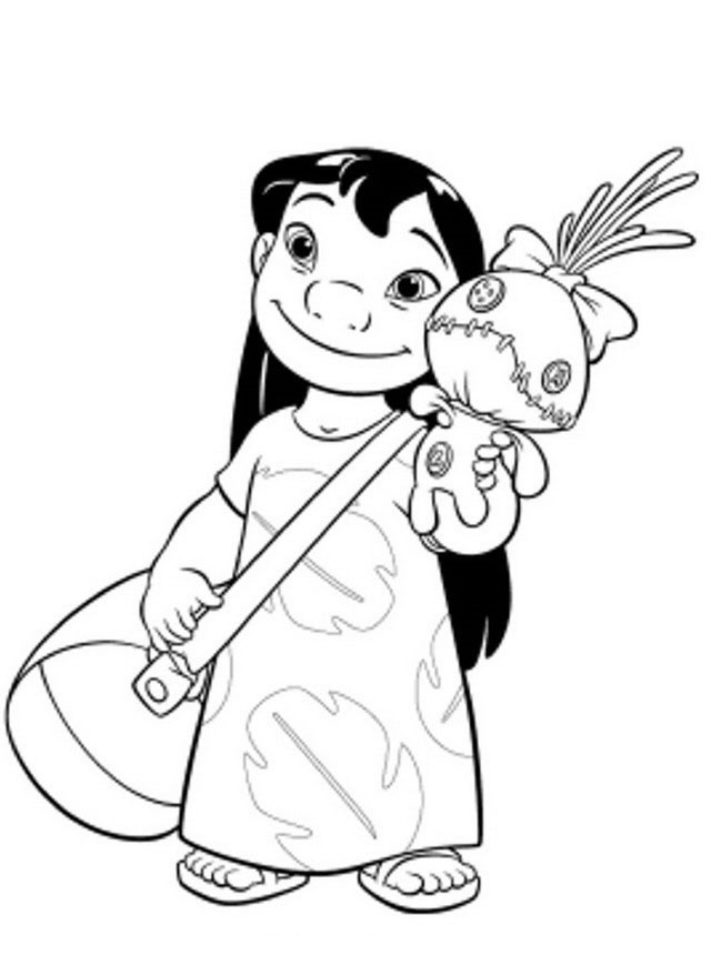 Desenhos de Lilo e Stitch para Imprimir e Colorir