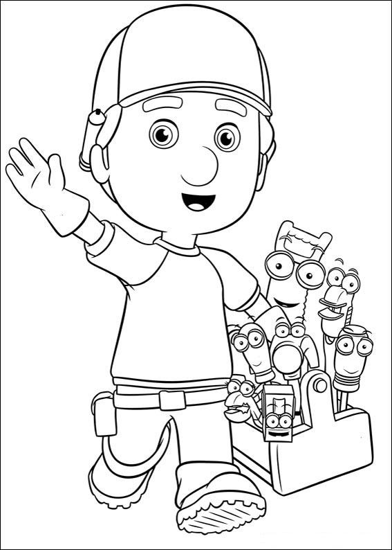 Fargelegging for Barn Handy Manny 1 Handy Manny 1