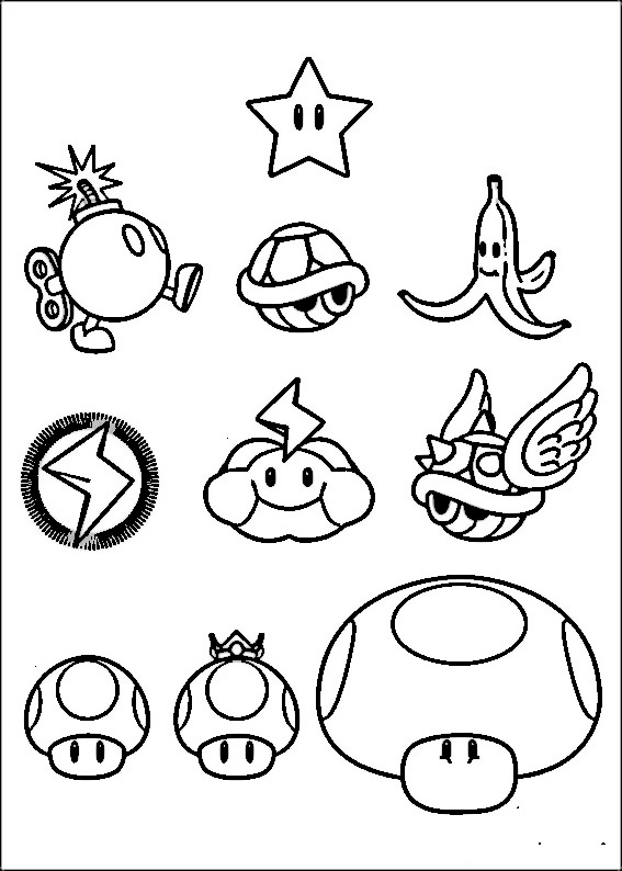 Dibujos Faciles y Bonitos Mario Bros 17