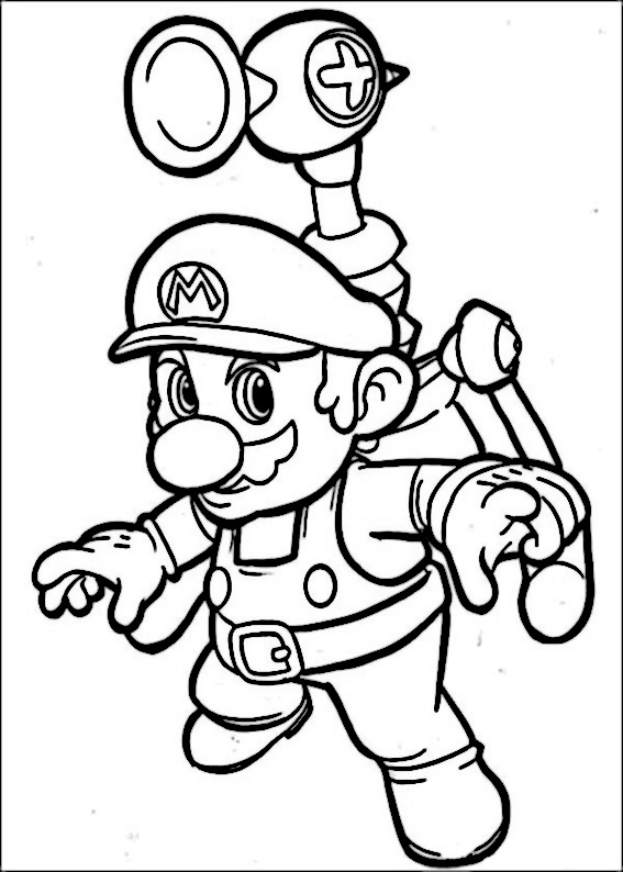 Imprimir Dibujos para Dibujar Mario Bros 18