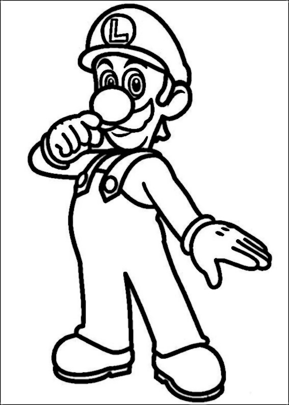 Mario para Colorir Online em COQUINHOS