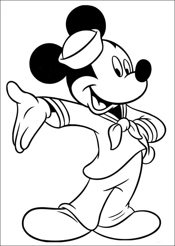 Dibujos Faciles y Bonitos Mickey Mouse 17