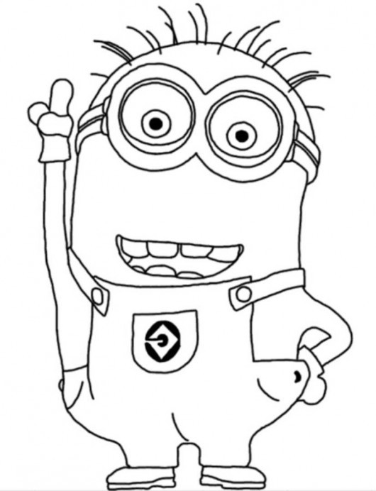 Dibujos Faciles para Pintar Minions 4