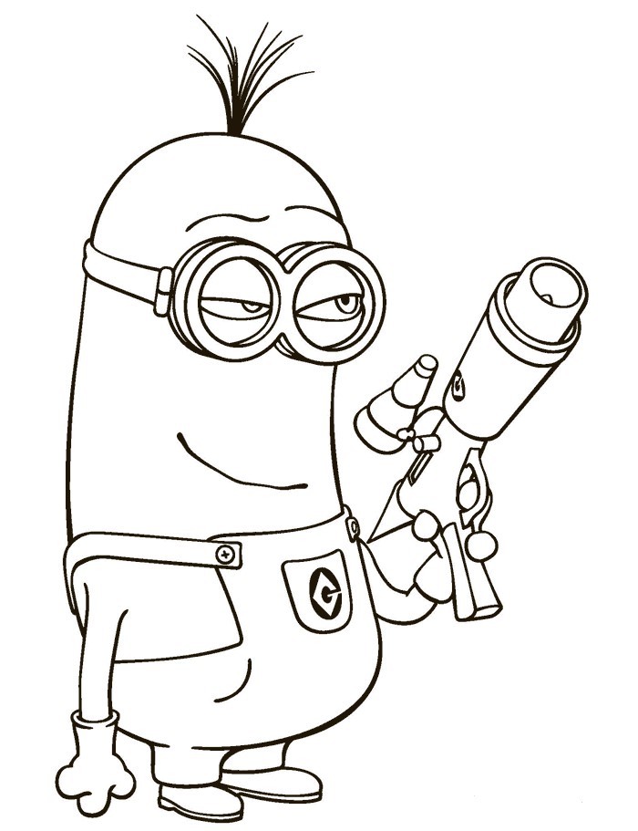 Desenhos dos Minions para Colorir e Imprimir