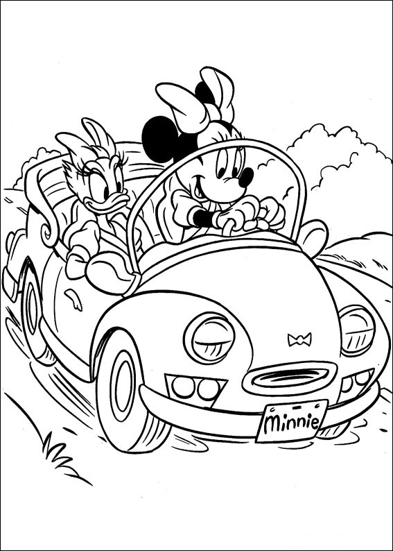 Dibujos Faciles para Dibujar Colorear y Pintar Minnie Mouse 1