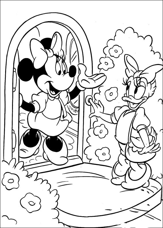 Dibujos Faciles para Colorear Minnie Mouse 3