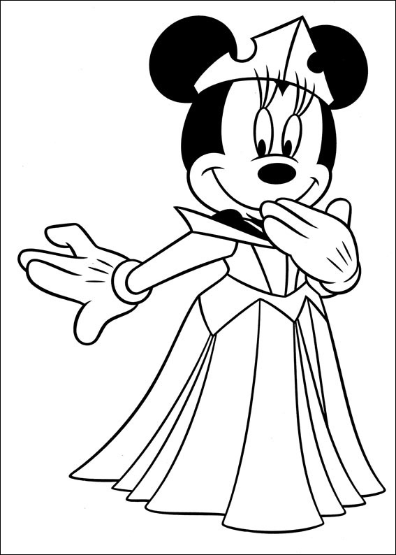Dibujos Faciles y Bonitos Minnie Mouse 39