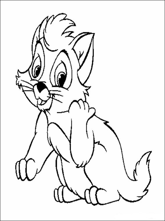 oliver and company coloring pages