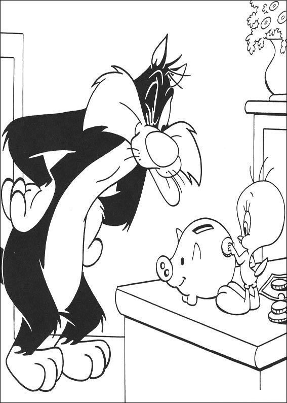 Tweety en Sylvester 7