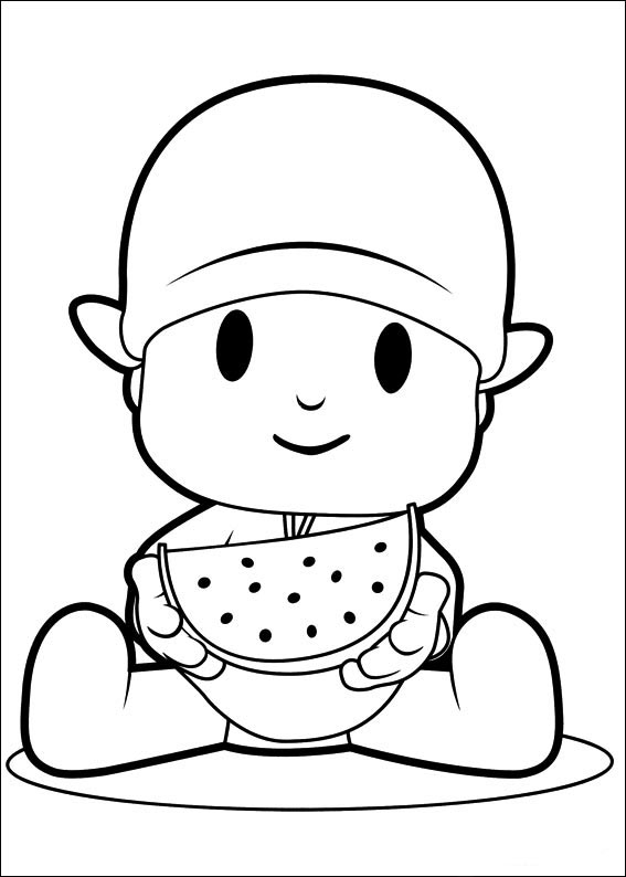 Desenhos de colorir-Pocoyo