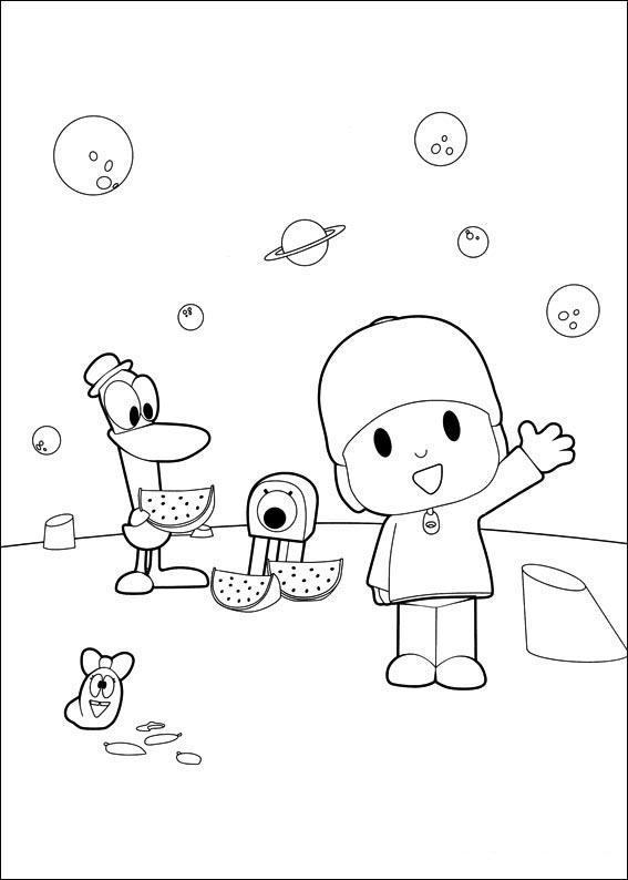 Pocoyo coloring pages printable games