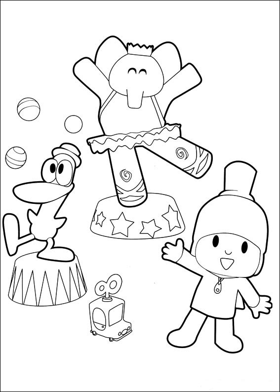 Pocoyo Coloring Sheet 24