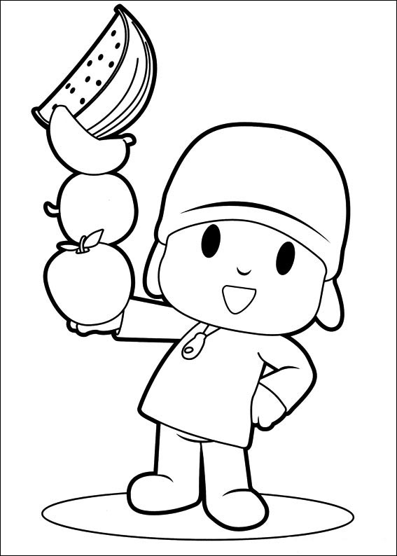 Printable Coloring Book Pocoyo 33