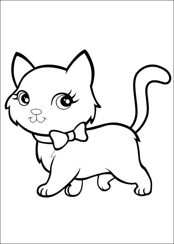 Polly and her friends with photos coloring page printable game