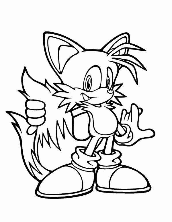 Desenho de Jogo Sonic Sega para colorir - Tudodesenhos