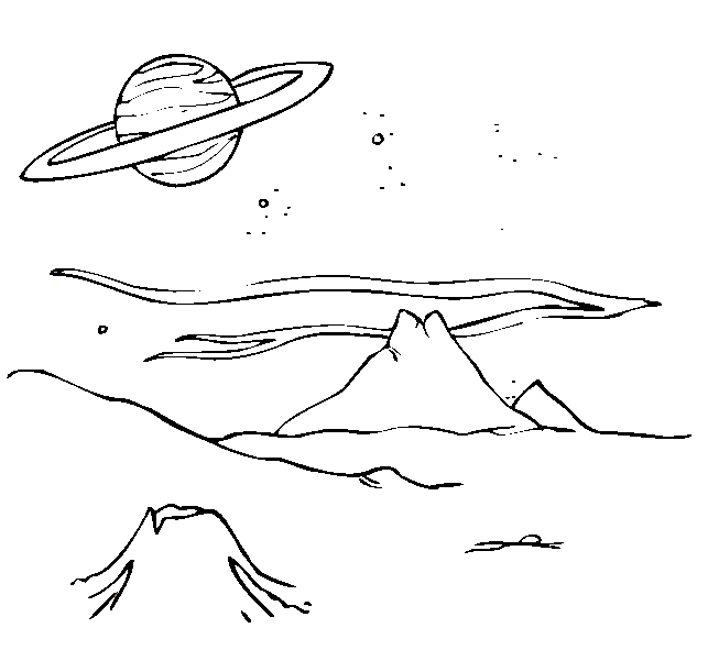 Dibujos Faciles para Pintar Espacio 4