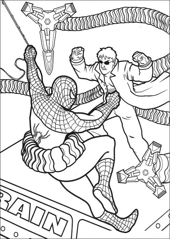 Dibujos Faciles para Pintar Spiderman 48