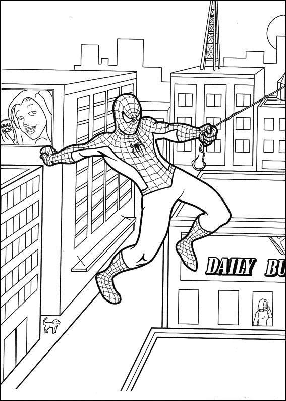 Dibujos para Colorear Spiderman 51