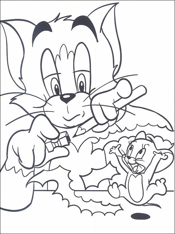 Dibujos Faciles para Dibujar Tom y Jerry 112