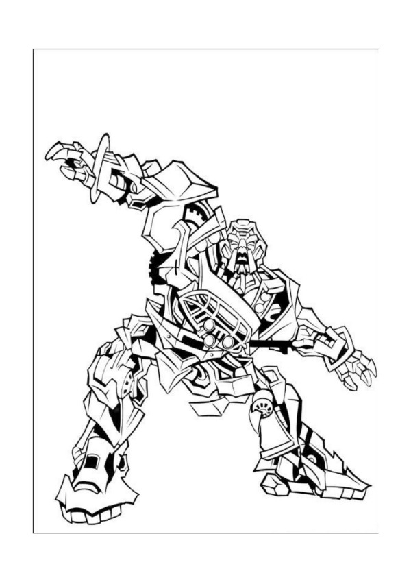Imagenes para Colorear Transformers 9