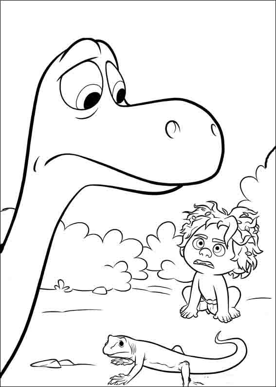 Fargeleggingsbok for Barn Den gode dinosaur 19 Den gode dinosaur 19