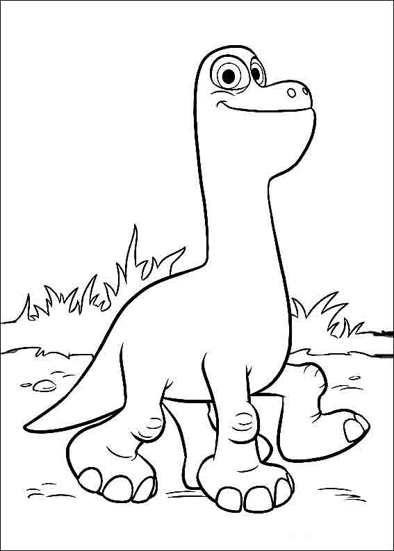 Fargeleggingsbok for Barn Den gode dinosaur 4 Den gode dinosaur 4