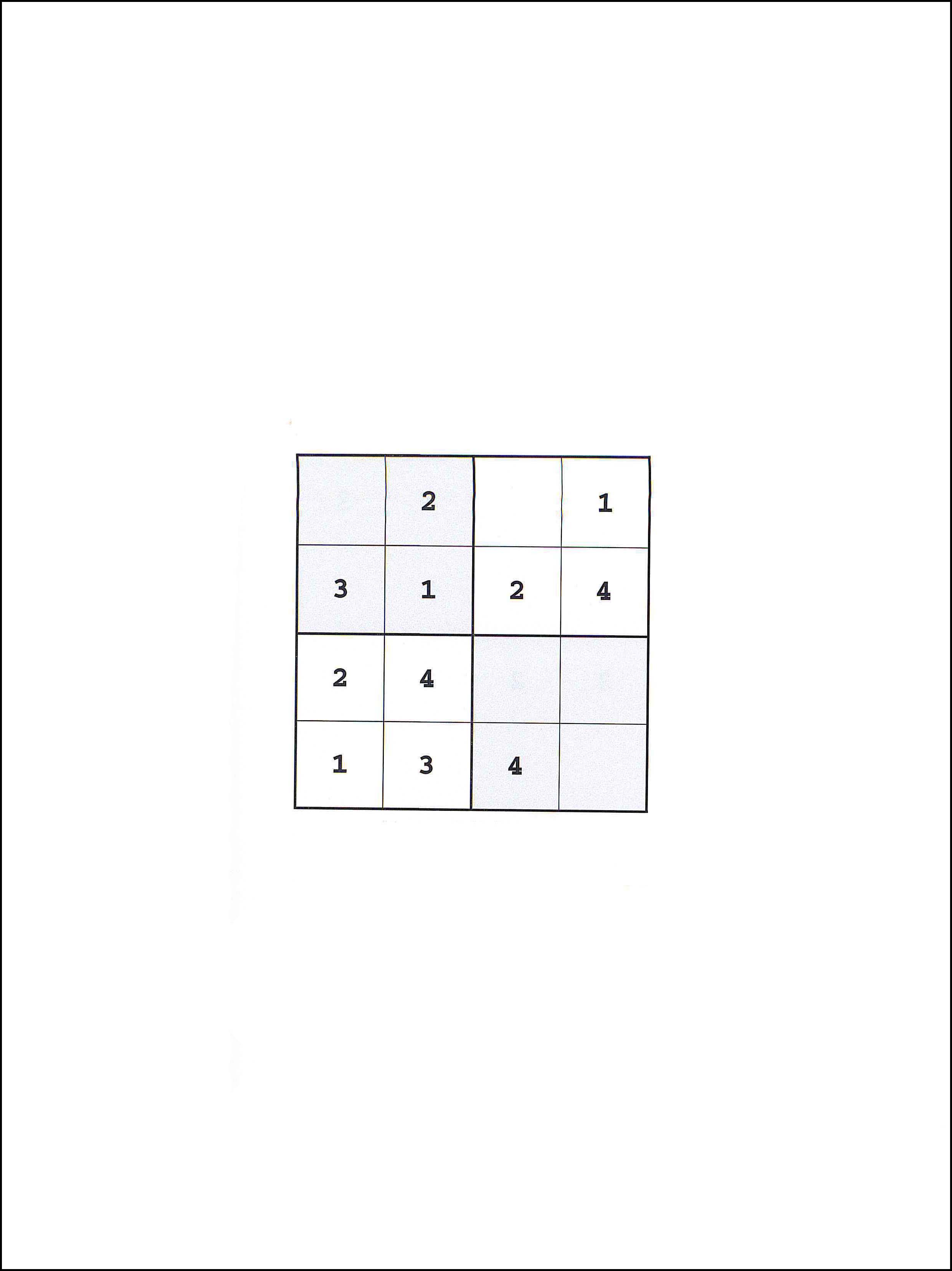 Sudoku 4x4 62