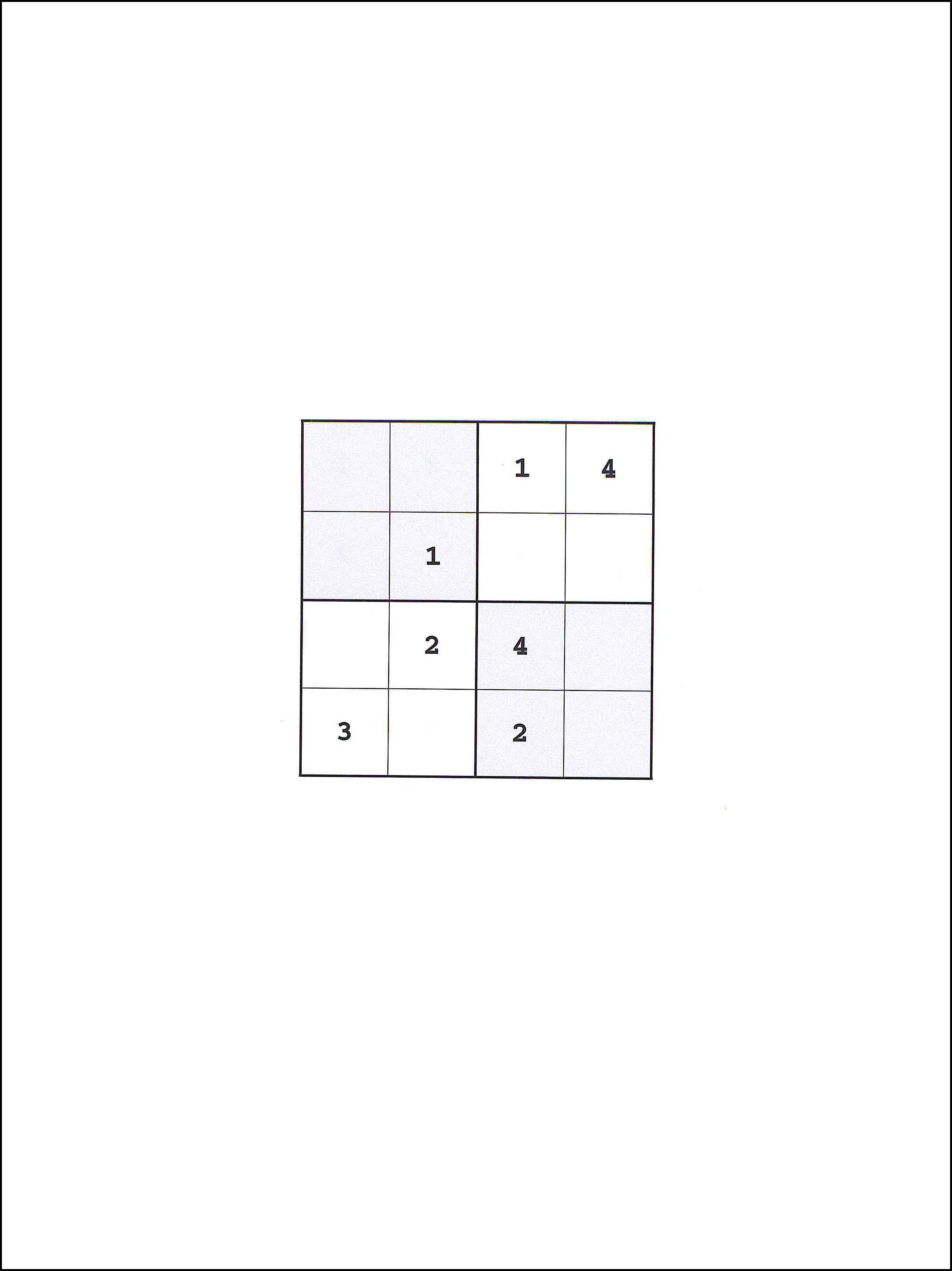 Sudoku 4x4 71