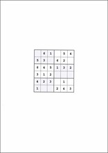 Sudoku 6x65