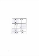 Sudoku 6x664