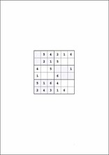Sudoku 6x673