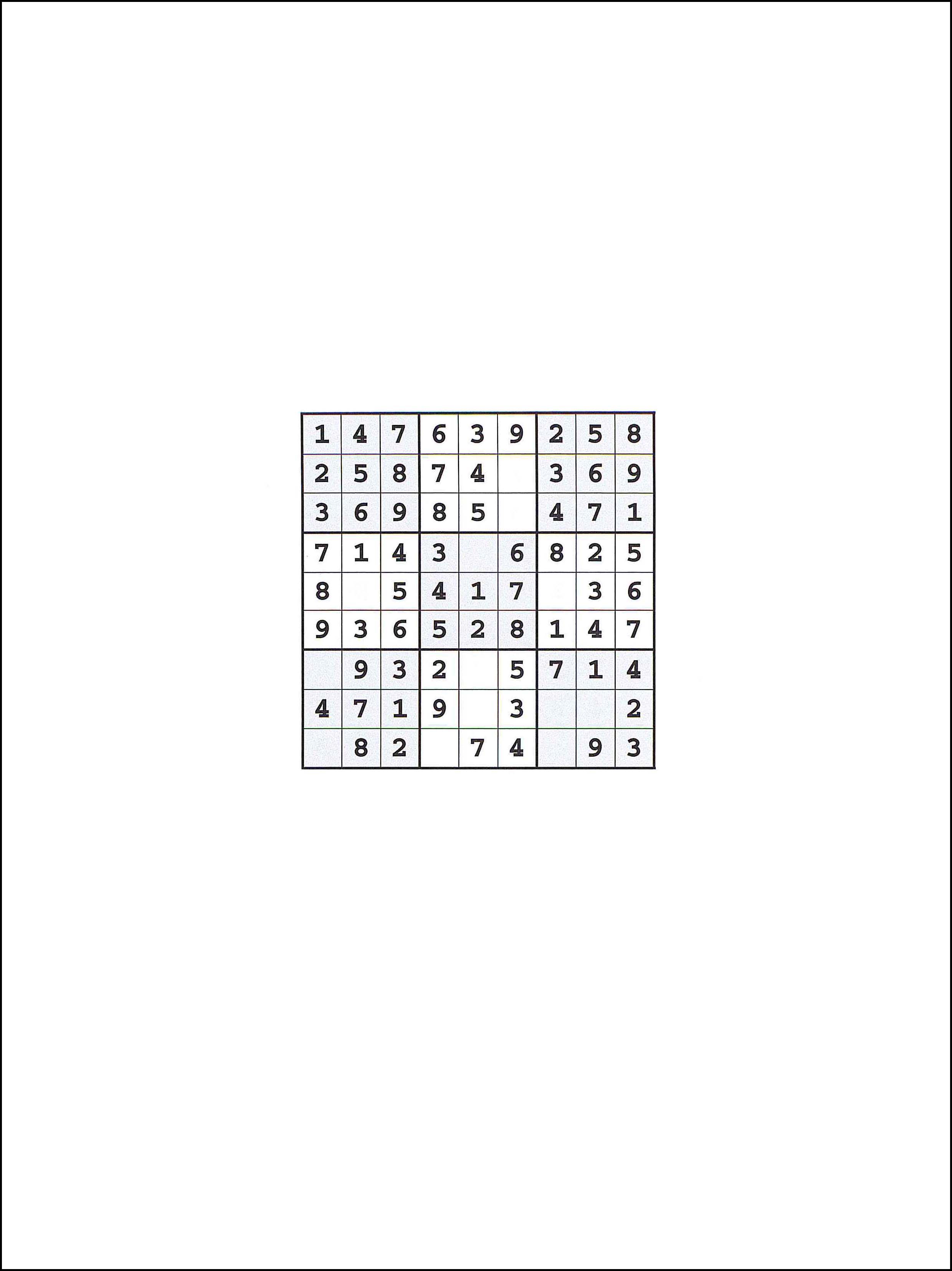 Sudoku 9x9 48