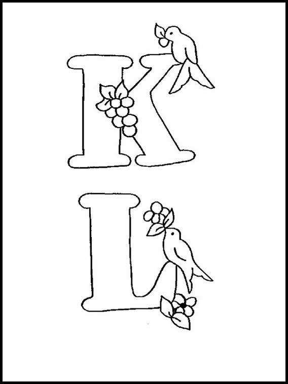 Alfabeto com desenhos para crianças 74