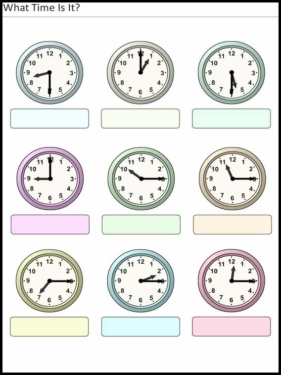Que horas são? 8