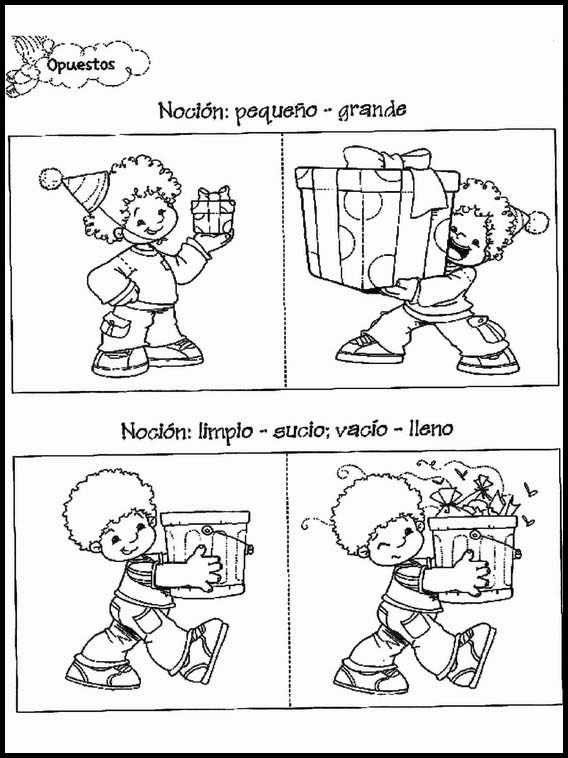 Lógica-Desenhos para aprender Espanhol 76