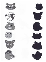 Ligue desenhos com suas sombras12