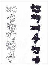 Ligue desenhos com suas sombras21