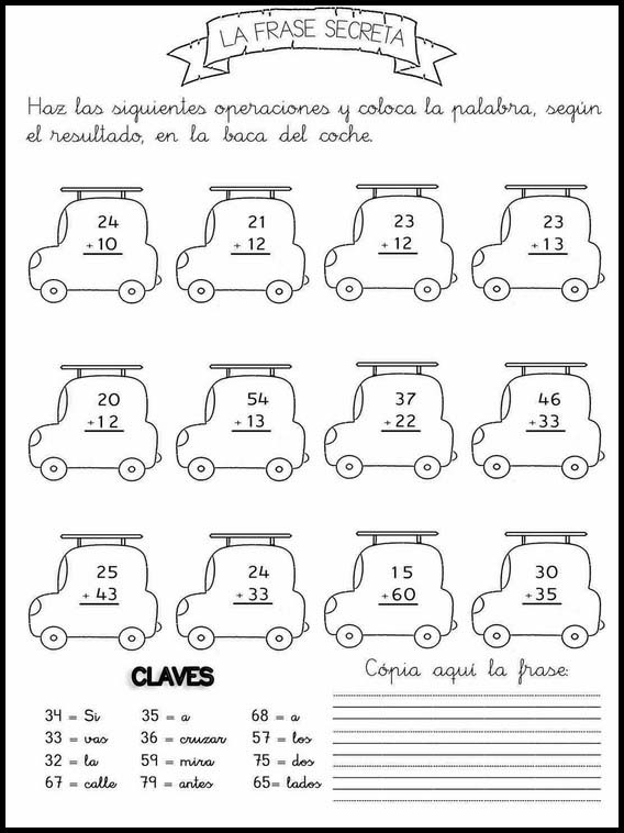 Adições divertidas para aprender Espanhol 12