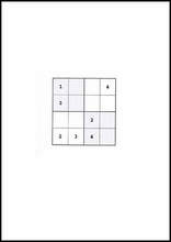 Sudoku 4x496