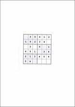 Sudoku 6x6102