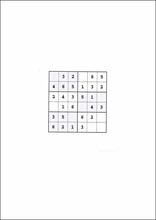 Sudoku 6x671