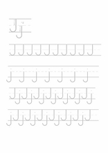 Kalligrafi Alfabet håndskrift10