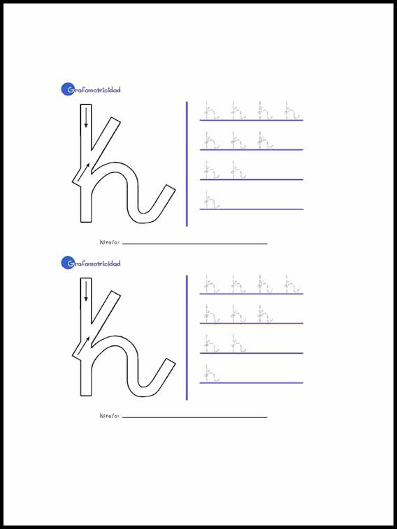 Alphabet at lære Spansk 21