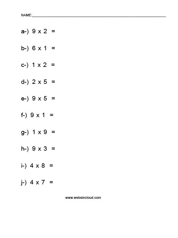 Nemme multiplikationer 12