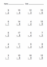 Nemme subtraksjoner26